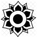 Thai Pattern Flower Icon