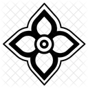 Thai Pattern Flower Icon
