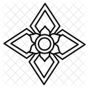Thai Pattern Flower Icon