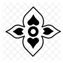 Thai Pattern Flower Icon