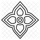 Thai Pattern Flower Icon