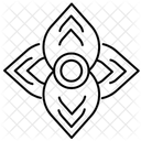 Thai Pattern Flower Icon