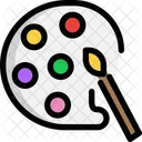 Art Color Palatee Color Plate Icon