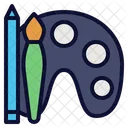 Art Painting Stationery Icon