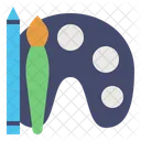 Art Painting Stationery Icon