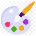 Art Paint Bold Painting Icon