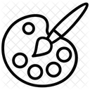 Art Paint Bold Painting Icon