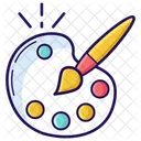 Art Paint Bold Painting Icon
