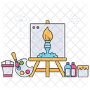 Art Canvas Painting Icon