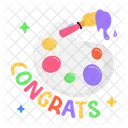 Art Pellet Colour Palette Paint Palette Icon