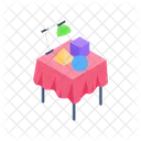 Art Table Creativity Painting Icon