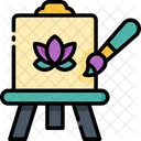 Art Therapy Art Coloring Icon