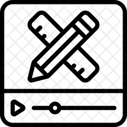 아트 비디오 튜토리얼  아이콘
