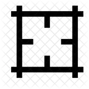 Artboard Type Cross Icon