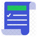 Article Notes Business File Icon