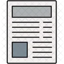 Article Notes Newspaper Icon