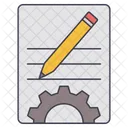 Setting Pencil Gear Icon