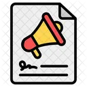 Article Marketing Content Marketing Content Production Icône