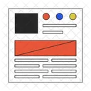 Article webpage template  Icon