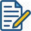 Article Writing Pencil Icon