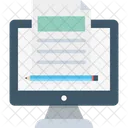 Article Writing Composing Edit Icon