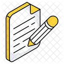 Writing Article Writing Paper Writing Icon