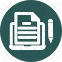 Article Writing Blogging Content Writing Icon