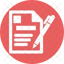 Article Writing Blogging Content Writing Icon
