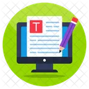 Article Writing  Icon