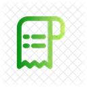 Articulo De Recibo Dinero Dolar Icon