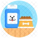 Comida Para Mascotas Comida Para Perros Comida Para Perros Icono