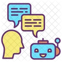 Ichat Bot Artificial Bot Chat With Human Ai Bot Icon