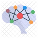 Neural Network Brain Network Digital Brain Icon