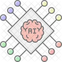 Artificial Brain Ai Icon