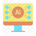Iai Computer Tech Artificial Computer Artificial Intelligence Icon