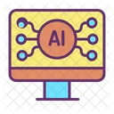 Iai Computer Tech Artificial Computer Artificial Intelligence Icon