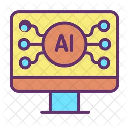 Artificial Computer  Icon