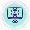 Artificial computer  Icon