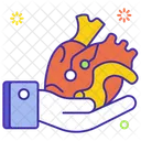 Artificial Heart Organ Human Anatomy Icon