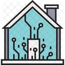 Technology Artificial Intelligence House Icon