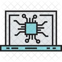 Elearning Innovation Artificial Intelligence Icon