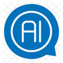 Artificial Intelligence Robot Natural Language Processing Icon