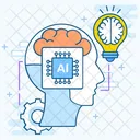 Artificial Intelligence Machine Learning Deep Learning Icon