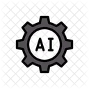 Artificial Intelligence Setting Icon