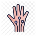 Hand Robotic Cpu Icon