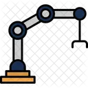 Artificial Intelligence Robotic Arm Industrial Robot Icon