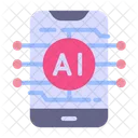 Artificial Intelligence Technology Robot Icon