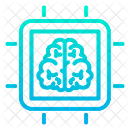 Artificial Intelligence Brain  Icon