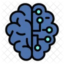 Artificial intelligence brain  Icon