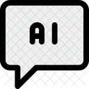 Artificial Intelligence Chat  Icon